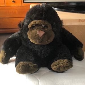 Fuzzy soft stuffed gorilla